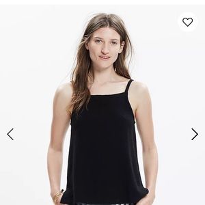 Madewell Black Apron Tank